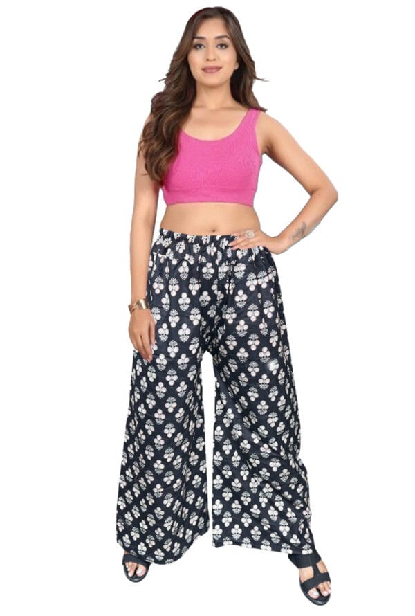 Trending Digital Printed Plus Size Palazzo for Women and Girls - Image 43