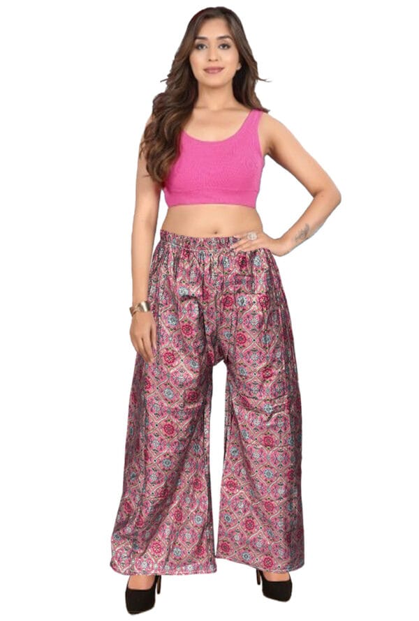Trending Digital Printed Plus Size Palazzo for Women and Girls - Image 48