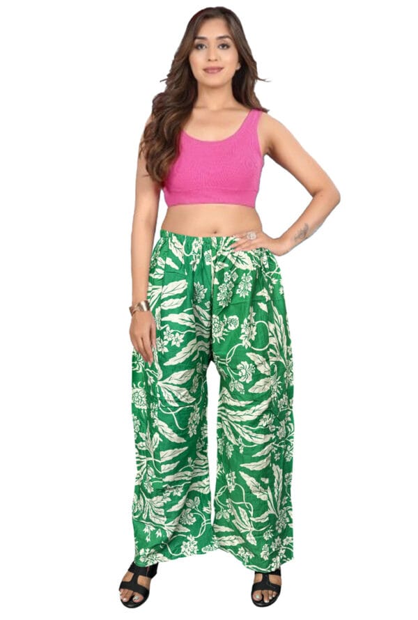Trending Digital Printed Free Size Palazzo for Women and Girls - Image 10