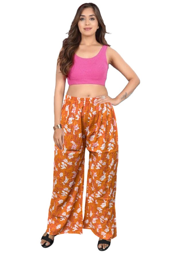 Trending Digital Printed Free Size Palazzo for Women and Girls - Image 11