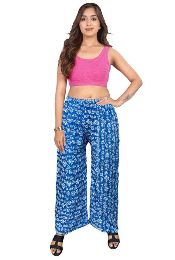 Trending Digital Printed Free Size Palazzo for Women and Girls - Image 12