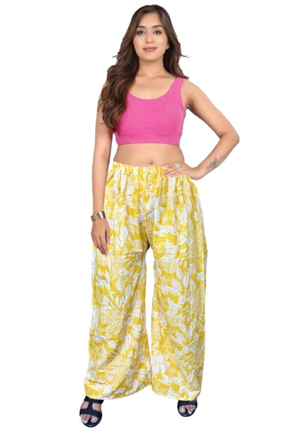 Trending Digital Printed Free Size Palazzo for Women and Girls - Image 14