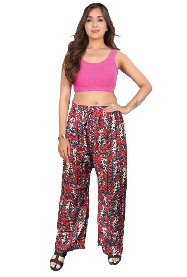 Trending Digital Printed Free Size Palazzo for Women and Girls - Image 26