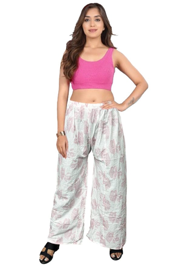 Trending Digital Printed Free Size Palazzo for Women and Girls - Image 28