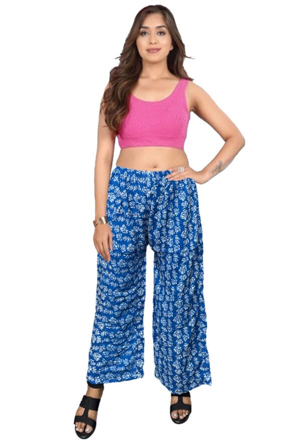Trending Digital Printed Free Size Palazzo for Women and Girls - Image 29