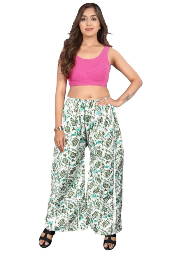Trending Digital Printed Free Size Palazzo for Women and Girls - Image 30