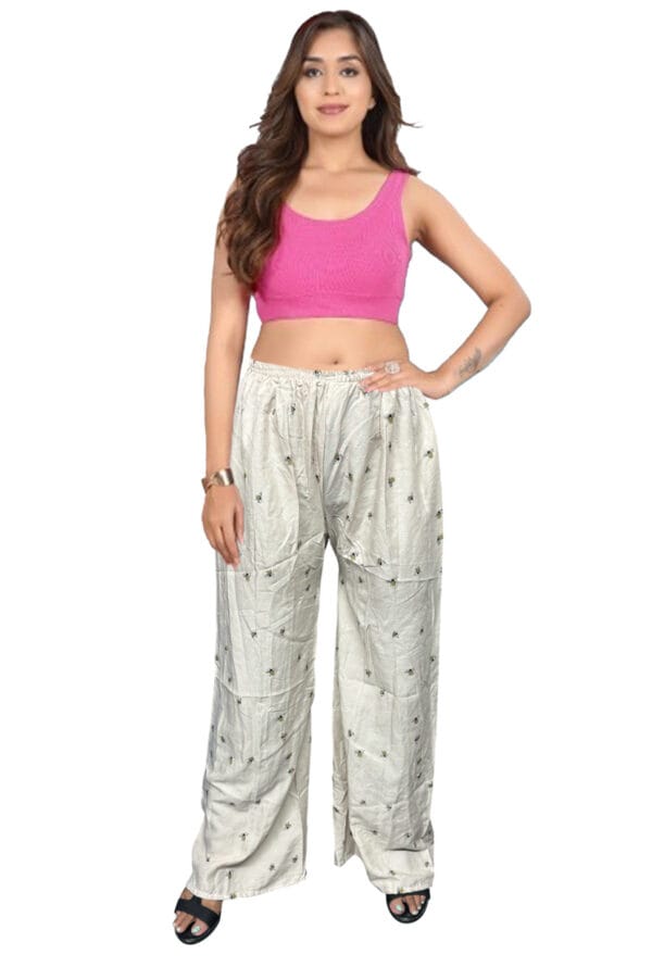 Trending Digital Printed Free Size Palazzo for Women and Girls - Image 33