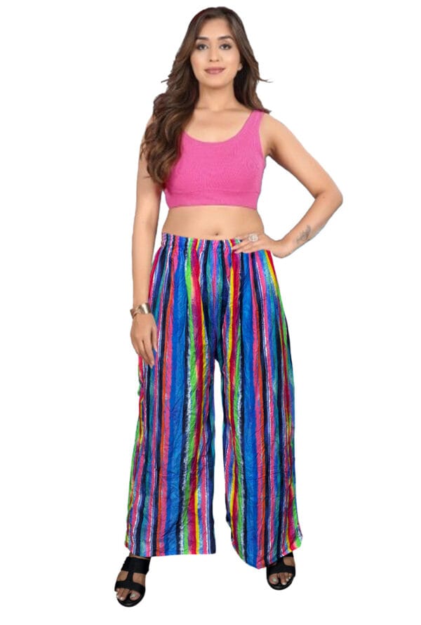 Trending Digital Printed Free Size Palazzo for Women and Girls - Image 43