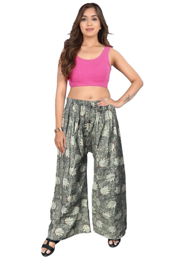 Trending Digital Printed Free Size Palazzo for Women and Girls - Image 47