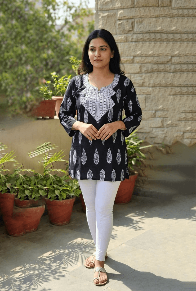 Modern Embroidery Work Kurti for Women