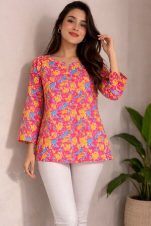 Stylish Embroidered Short Kurti for Women