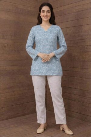 Stylish Digital Printed Kurti for Girls