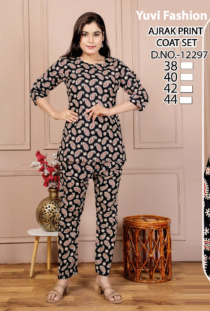 Stylish Digital Printed Co-Ord set for Girls