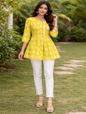 Stylish Digital Printed Kurti for Girls