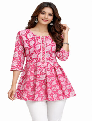 Stylish Digital Printed Kurti for Girls