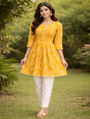 Stylish Digital Printed Kurti for Girls