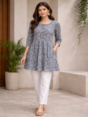 Stylish Digital Printed Kurti for Girls