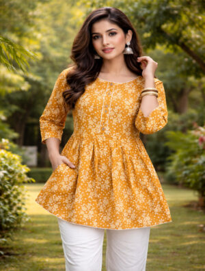 Stylish Digital Printed Kurti for Girls