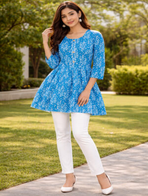 Stylish Digital Printed Kurti for Girls