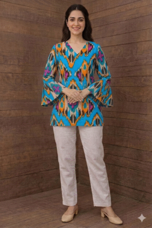 Stylish Digital Printed Kurti for Girls