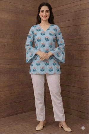 Stylish Digital Printed Kurti for Girls