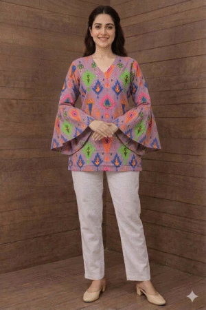 Stylish Digital Printed Kurti for Girls