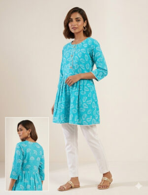 Stylish Digital Printed Kurti for Girls