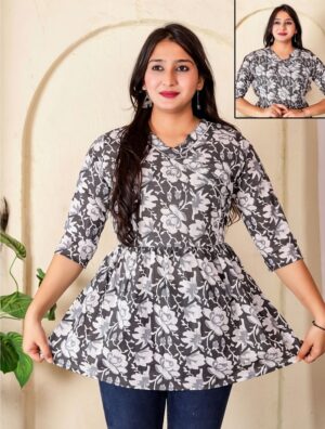 Stylish Digital Printed Kurti for Girls