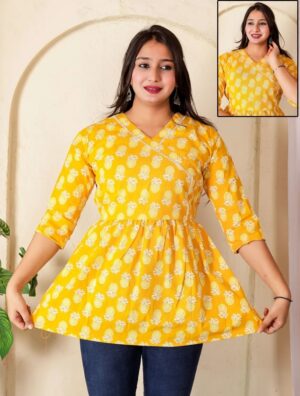 Stylish Digital Printed Kurti for Girls