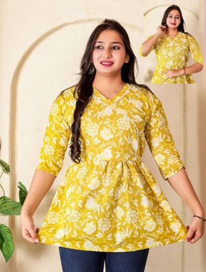 Stylish Digital Printed Kurti for Girls