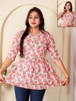 Stylish Digital Printed Kurti for Girls
