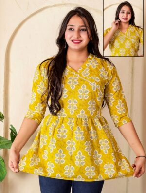 Stylish Digital Printed Kurti for Girls