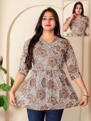 Stylish Digital Printed Kurti for Girls