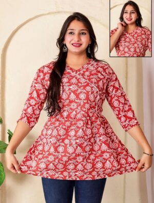 Stylish Digital Printed Kurti for Girls