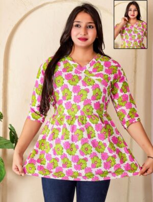 Stylish Digital Printed Kurti for Girls
